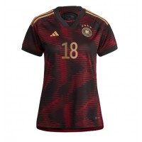 Koszulka piłkarska Niemcy Jonas Hofmann #18 Strój wyjazdowy dla kobiety MŚ 2022 tanio Krótki Rękaw